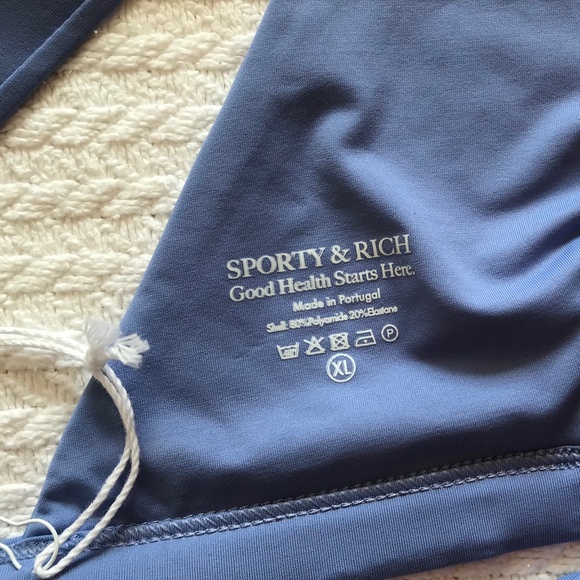 SPORTY & RICH ROMY BIKINI BOTTOM & TOP PERIWINKLE - Picture 10 of 11